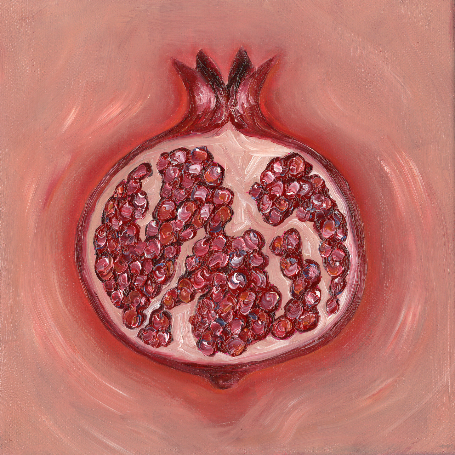 Glowing Pomegranate Print