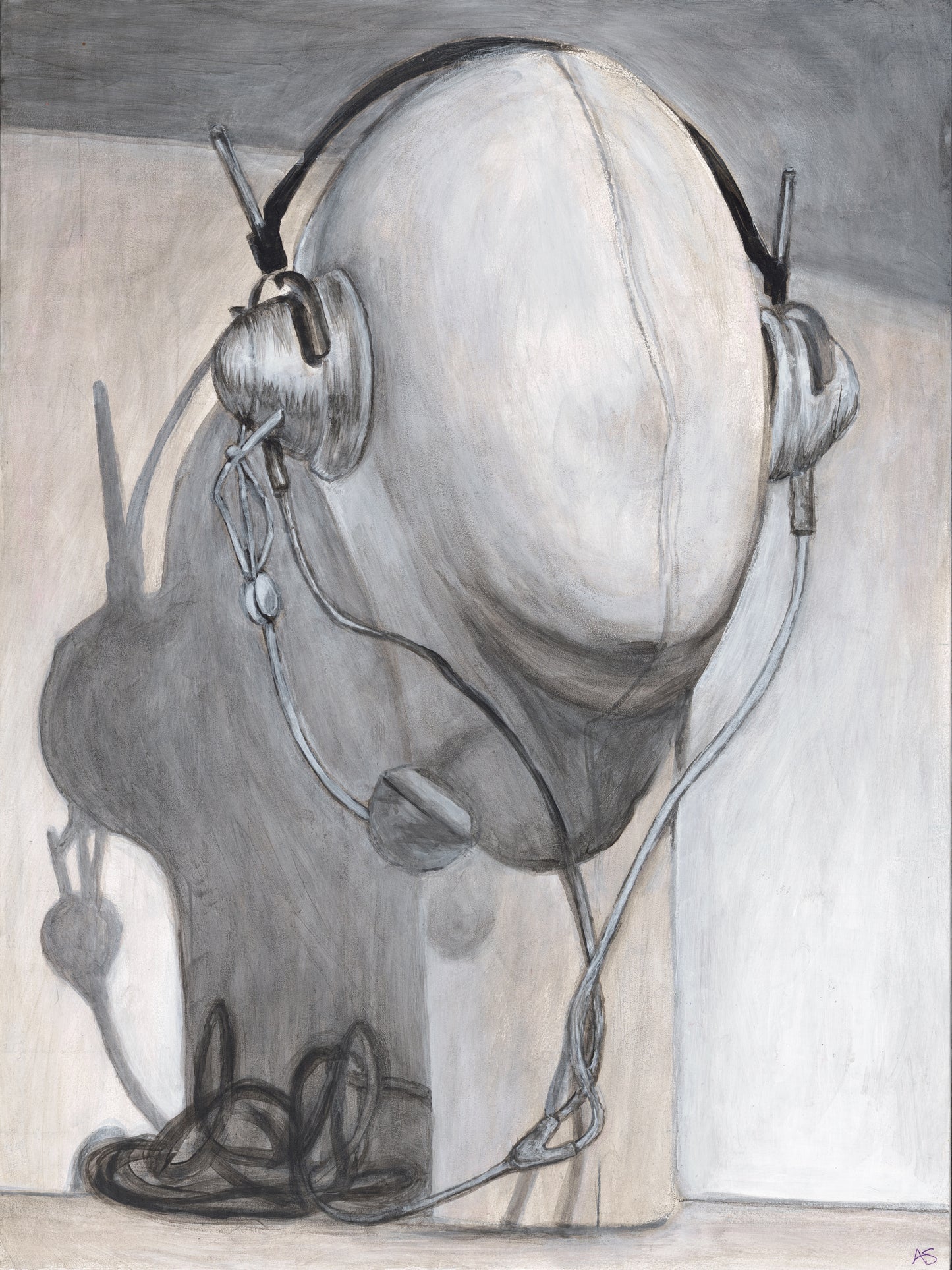 1960's Aviation Headset Print