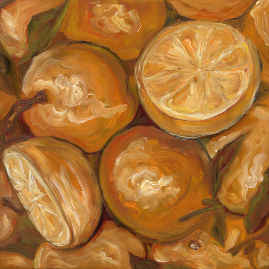 Lemons 8x8 Oil Painting