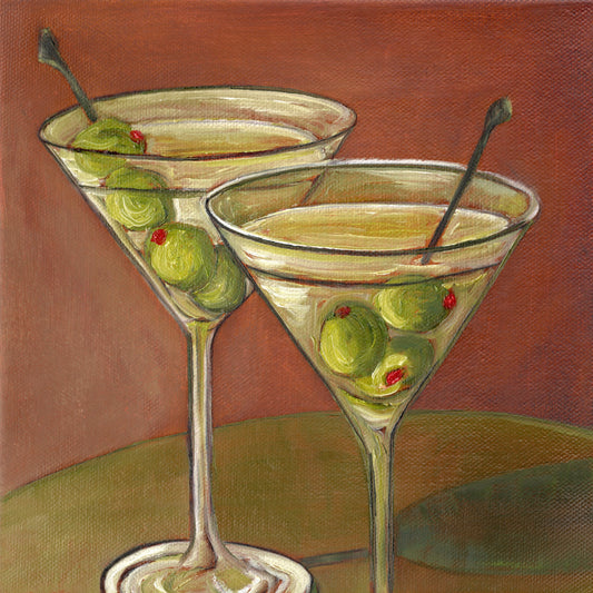 Martinis Extra Olives Print
