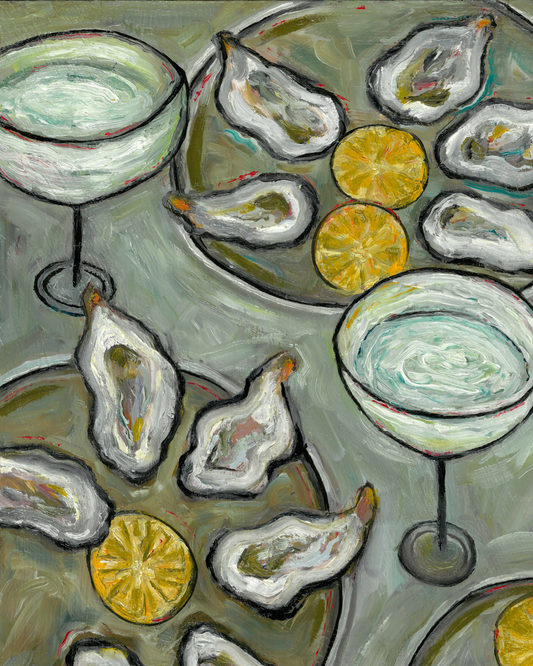 Oysters & Cocktails Print