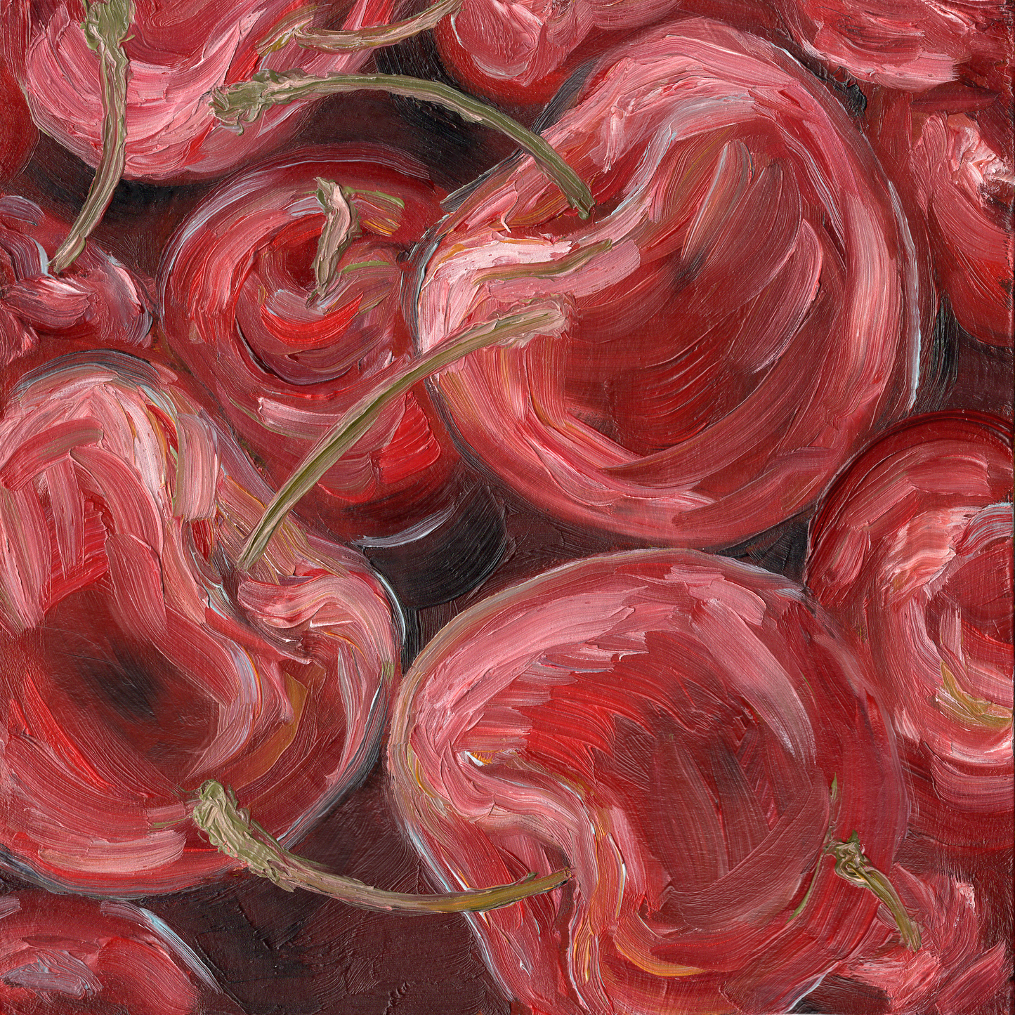 Pink Cherries Print