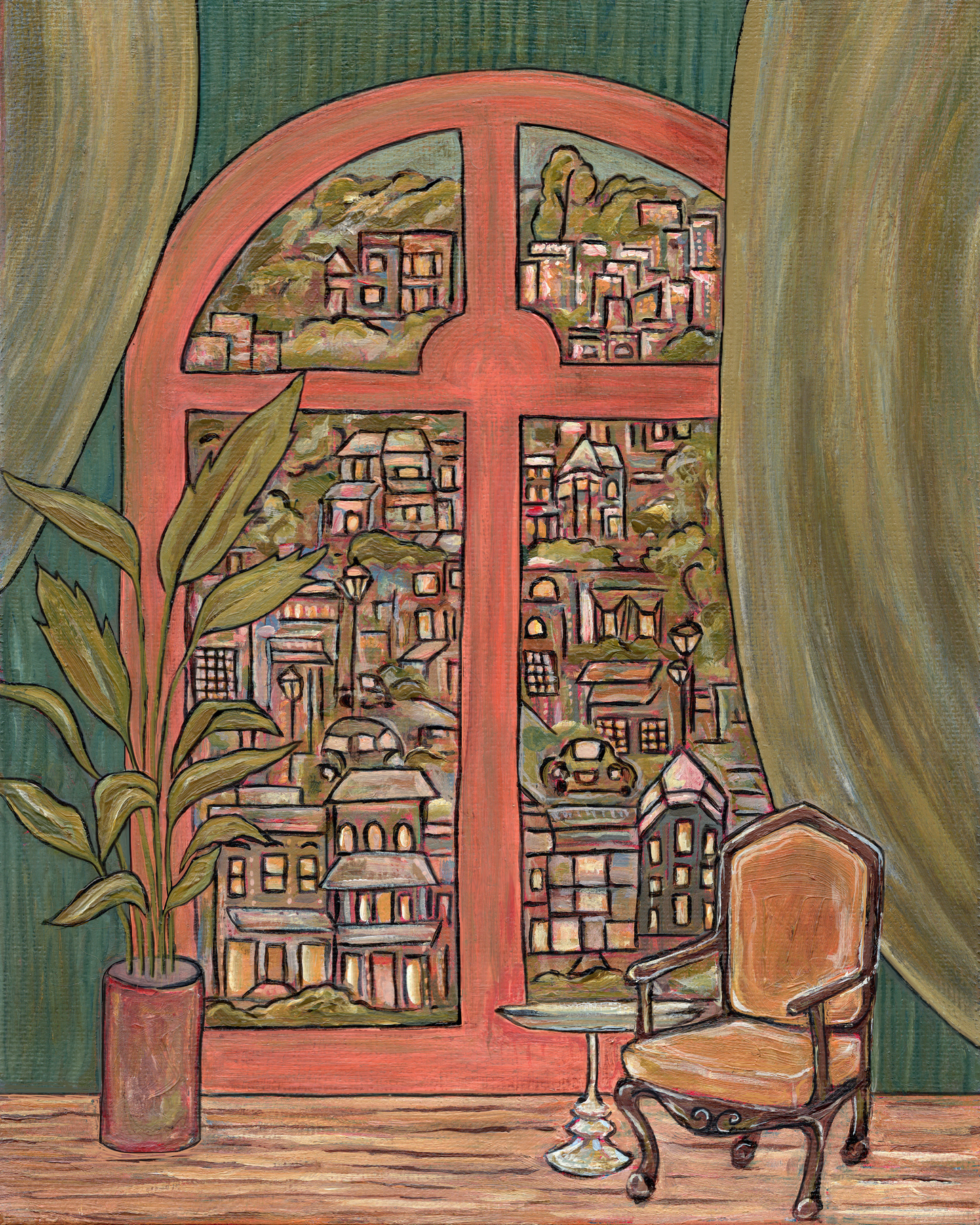 A Room With a City View No.2 Print